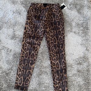 Eric leopard print stretch pants